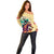 Kentucky Horse Racing Off Shoulder Sweater 151st Anniversary Sporting Art Gold Version LT9