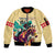 Kentucky Horse Racing Sleeve Zip Bomber Jacket 151st Anniversary Sporting Art Gold Version LT9