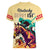 Kentucky Horse Racing Women V Neck T Shirt 151st Anniversary Sporting Art Gold Version LT9