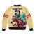 Personalised Kentucky Horse Racing Bomber Jacket 151st Anniversary Sporting Art Gold Version LT9