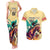 Personalised Kentucky Horse Racing Couples Matching Tank Maxi Dress and Hawaiian Shirt 151st Anniversary Sporting Art Gold Version LT9