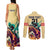 Personalised Kentucky Horse Racing Couples Matching Tank Maxi Dress and Long Sleeve Button Shirts 151st Anniversary Sporting Art Gold Version LT9