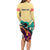 Personalised Kentucky Horse Racing Family Matching Long Sleeve Bodycon Dress and Hawaiian Shirt 151st Anniversary Sporting Art Gold Version LT9