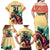 Personalised Kentucky Horse Racing Family Matching Off Shoulder Maxi Dress and Hawaiian Shirt 151st Anniversary Sporting Art Gold Version LT9