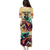 Personalised Kentucky Horse Racing Family Matching Puletasi Dress and Hawaiian Shirt 151st Anniversary Sporting Art Gold Version LT9