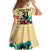 Personalised Kentucky Horse Racing Family Matching Short Sleeve Bodycon Dress and Hawaiian Shirt 151st Anniversary Sporting Art Gold Version LT9