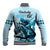 Kentucky Horse Racing Baseball Jacket 151st Anniversary Sporting Art Blue Version LT9
