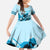 Kentucky Horse Racing Family Matching Off Shoulder Maxi Dress and Hawaiian Shirt 151st Anniversary Sporting Art Blue Version LT9