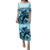 Kentucky Horse Racing Family Matching Puletasi Dress and Hawaiian Shirt 151st Anniversary Sporting Art Blue Version LT9