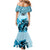 Kentucky Horse Racing Mermaid Dress 151st Anniversary Sporting Art Blue Version LT9