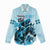 Kentucky Horse Racing Women Casual Shirt 151st Anniversary Sporting Art Blue Version LT9