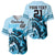 Personalised Kentucky Horse Racing Baseball Jersey 151st Anniversary Sporting Art Blue Version LT9