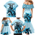Personalised Kentucky Horse Racing Family Matching Mermaid Dress and Hawaiian Shirt 151st Anniversary Sporting Art Blue Version LT9