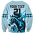 Personalised Kentucky Horse Racing Sweatshirt 151st Anniversary Sporting Art Blue Version LT9