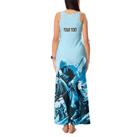 Personalised Kentucky Horse Racing Tank Maxi Dress 151st Anniversary Sporting Art Blue Version LT9