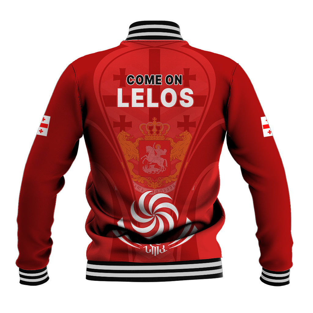 Georgia Rugby Baseball Jacket World Cup 2023 Come On Lelos LT9 - Wonder Print Shop