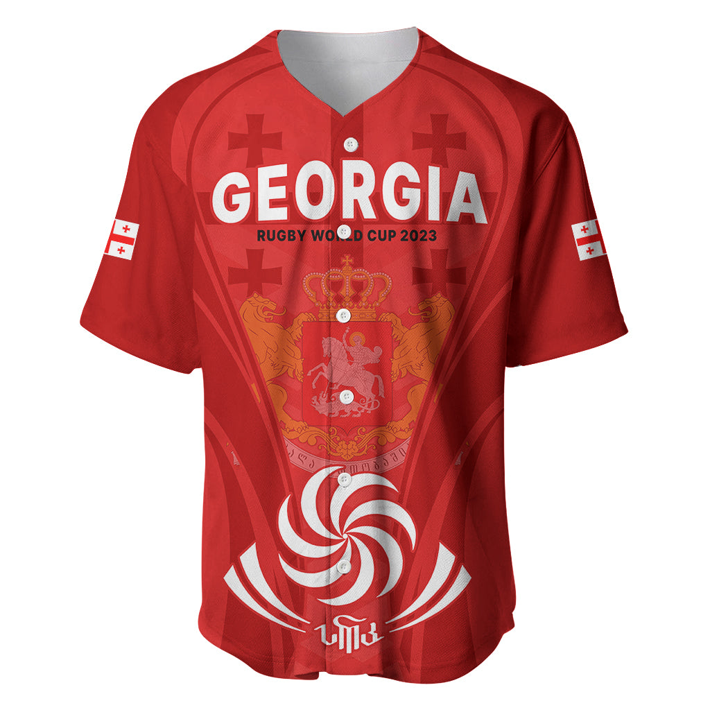 Georgia Rugby Baseball Jersey World Cup 2023 Come On Lelos LT9 - Wonder Print Shop