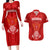 Georgia Rugby Couples Matching Long Sleeve Bodycon Dress and Hawaiian Shirt World Cup 2023 Come On Lelos LT9 - Wonder Print Shop