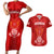 Georgia Rugby Couples Matching Short Sleeve Bodycon Dress and Hawaiian Shirt World Cup 2023 Come On Lelos LT9 - Wonder Print Shop