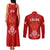 Georgia Rugby Couples Matching Tank Maxi Dress and Long Sleeve Button Shirts World Cup 2023 Come On Lelos LT9 - Wonder Print Shop