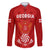 Georgia Rugby Family Matching Off Shoulder Long Sleeve Dress and Hawaiian Shirt World Cup 2023 Come On Lelos - Wonder Print Shop