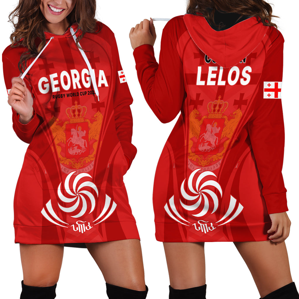 Georgia Rugby Hoodie Dress World Cup 2023 Come On Lelos - Wonder Print Shop