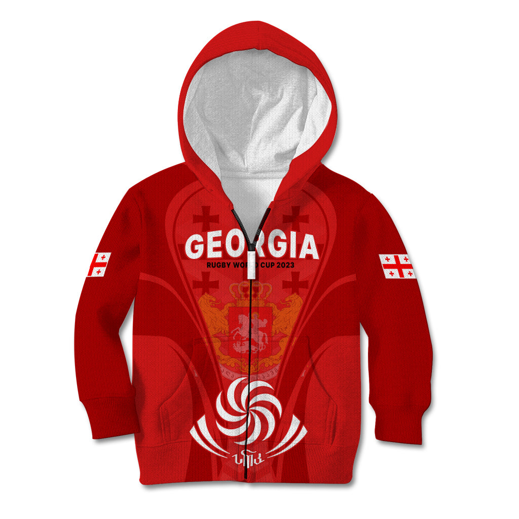 Georgia Rugby Kid Hoodie World Cup 2023 Come On Lelos - Wonder Print Shop