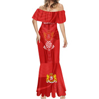 Georgia Rugby Mermaid Dress World Cup 2023 Come On Lelos - Wonder Print Shop