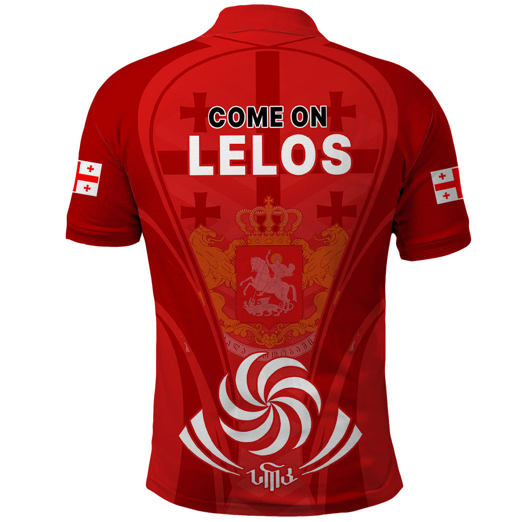 Georgia Rugby Polo Shirt World Cup 2023 Come On Lelos - Wonder Print Shop