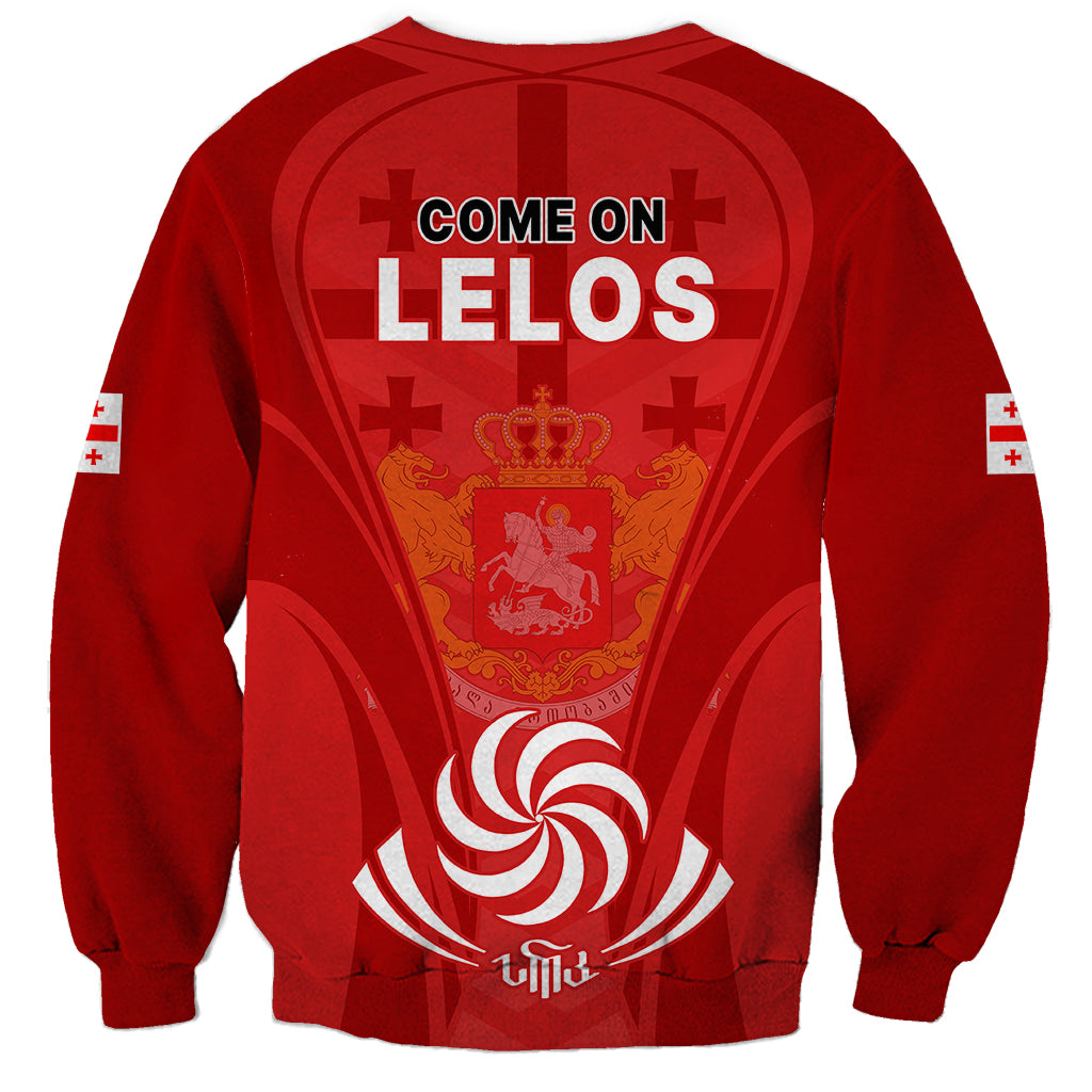 Georgia Rugby Sweatshirt World Cup 2023 Come On Lelos - Wonder Print Shop