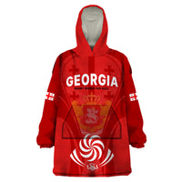 Georgia Rugby Wearable Blanket Hoodie World Cup 2023 Come On Lelos - Wonder Print Shop