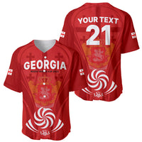Custom Georgia Rugby Baseball Jersey World Cup 2023 Come On Lelos LT9 - Wonder Print Shop