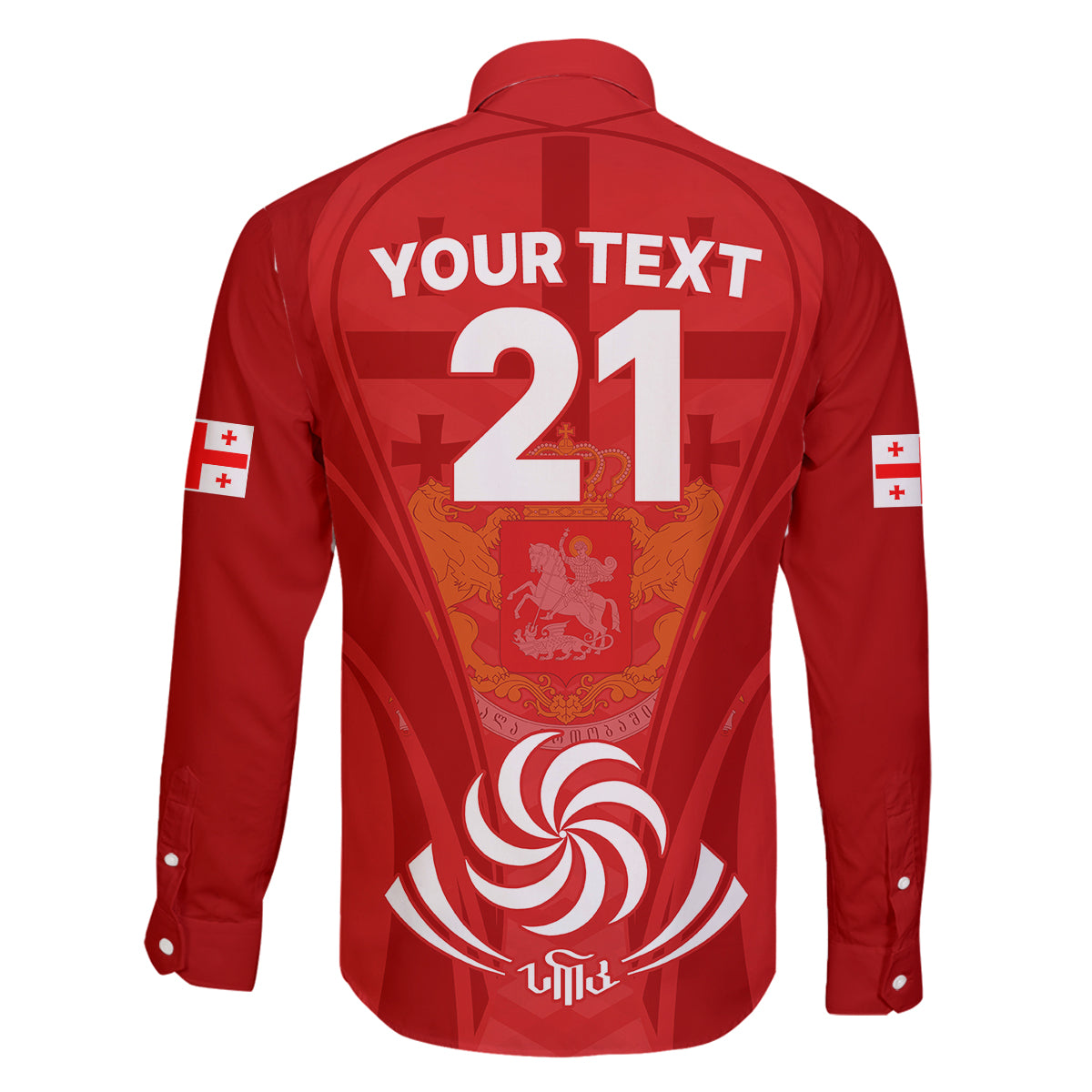 Custom Georgia Rugby Family Matching Long Sleeve Bodycon Dress and Hawaiian Shirt World Cup 2023 Come On Lelos LT9 - Wonder Print Shop