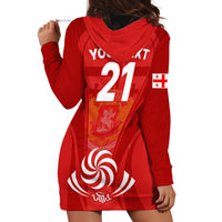 Custom Georgia Rugby Hoodie Dress World Cup 2023 Come On Lelos - Wonder Print Shop