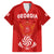 Custom Georgia Rugby Kid Hawaiian Shirt World Cup 2023 Come On Lelos - Wonder Print Shop