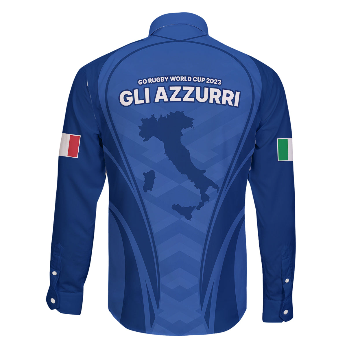 Italy Rugby Family Matching Mermaid Dress and Hawaiian Shirt World Cup 2023 Go Gli Azzurri Sporty Style LT9 - Wonder Print Shop