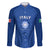 Italy Rugby Family Matching Off Shoulder Long Sleeve Dress and Hawaiian Shirt World Cup 2023 Go Gli Azzurri Sporty Style - Wonder Print Shop
