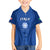 Italy Rugby Family Matching Off Shoulder Maxi Dress and Hawaiian Shirt World Cup 2023 Go Gli Azzurri Sporty Style LT9 - Wonder Print Shop