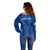 Italy Rugby Off Shoulder Sweater World Cup 2023 Go Gli Azzurri Sporty Style - Wonder Print Shop