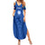 Italy Rugby Summer Maxi Dress World Cup 2023 Go Gli Azzurri Sporty Style - Wonder Print Shop