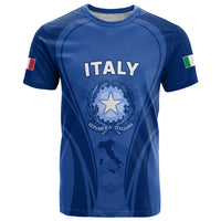 Italy Rugby T Shirt World Cup 2023 Go Gli Azzurri Sporty Style - Wonder Print Shop