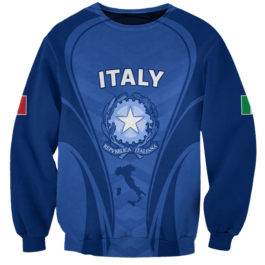 Custom Italy Rugby Sweatshirt World Cup 2023 Go Gli Azzurri Sporty Style - Wonder Print Shop