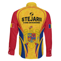 Romania Rugby Family Matching Puletasi Dress and Hawaiian Shirt The Oaks World Cup 2023 Go Stejarii - Wonder Print Shop