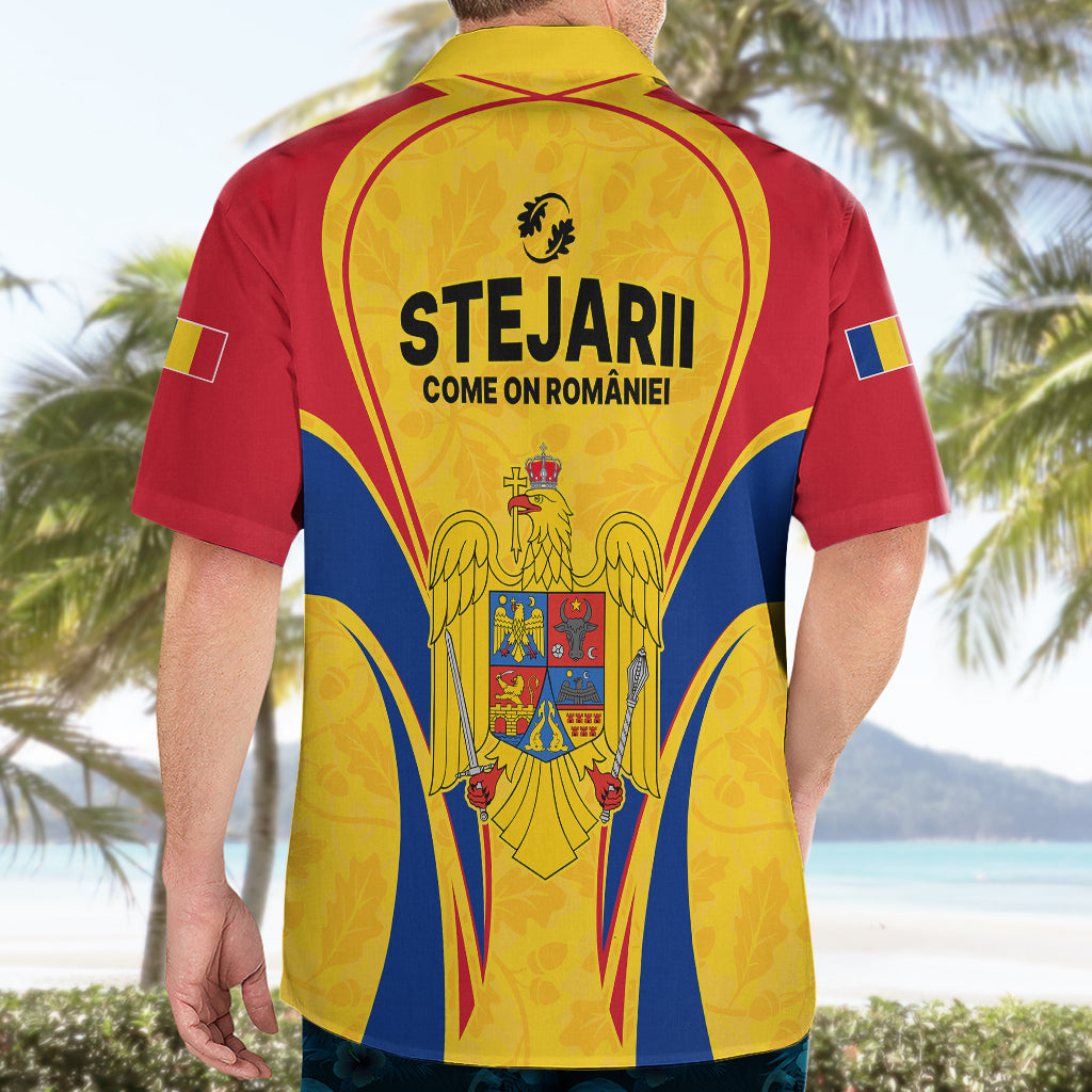 Romania Rugby Hawaiian Shirt The Oaks World Cup 2023 Go Stejarii - Wonder Print Shop