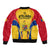 Romania Rugby Sleeve Zip Bomber Jacket The Oaks World Cup 2023 Go Stejarii - Wonder Print Shop