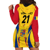 Custom Romania Rugby Hoodie Dress The Oaks World Cup 2023 Go Stejarii - Wonder Print Shop