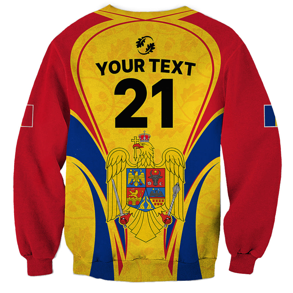 Custom Romania Rugby Sweatshirt The Oaks World Cup 2023 Go Stejarii - Wonder Print Shop