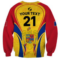 Custom Romania Rugby Sweatshirt The Oaks World Cup 2023 Go Stejarii - Wonder Print Shop