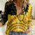 Personalised Romania Oaks Rugby Women Casual Shirt Romanian Pattern With Embroidery Motif - Wonder Print Shop