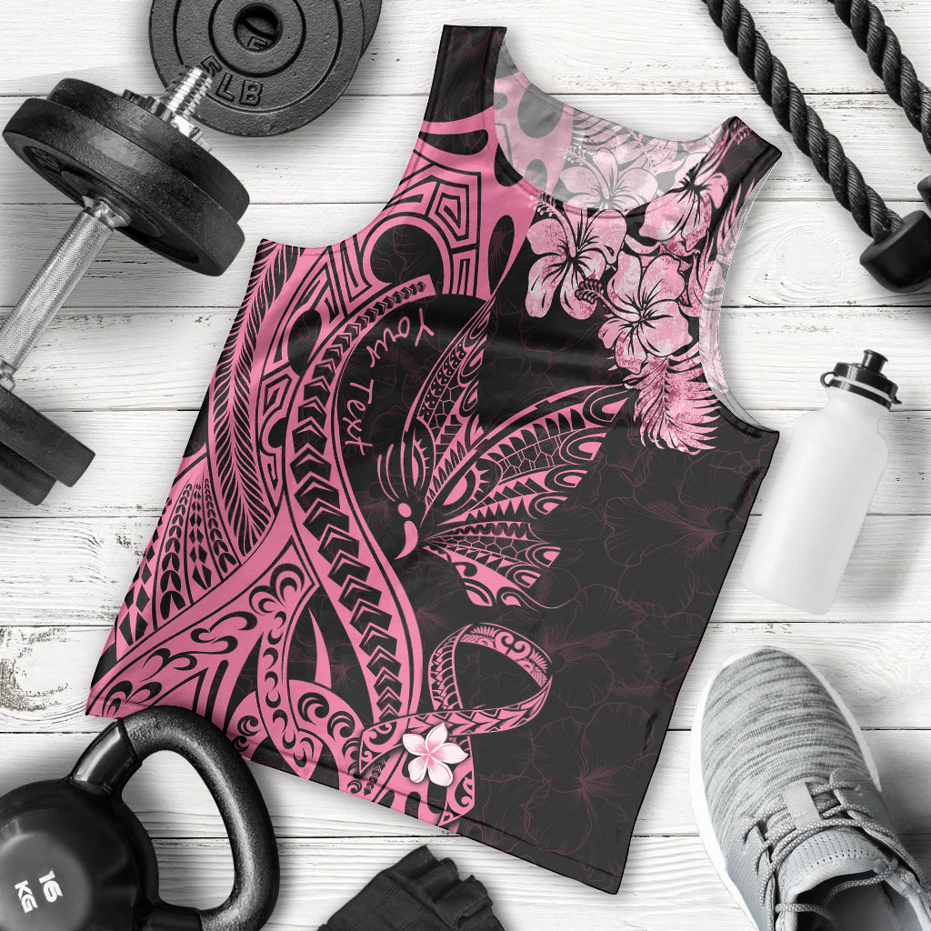 personalised-polynesian-floral-butterfly-men-tank-top-breast-cancer-pink-ribbon